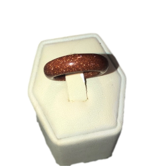 vtg Golstone Rounded Plain Band Sz 5.5 - Picture 4 of 7